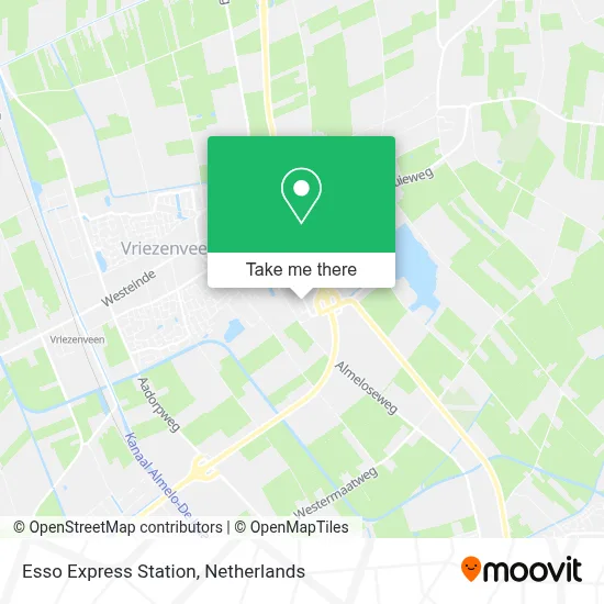 Esso Express Station map