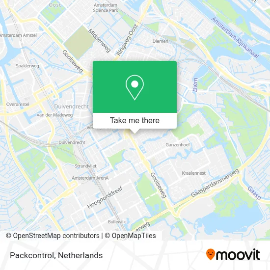 Packcontrol map