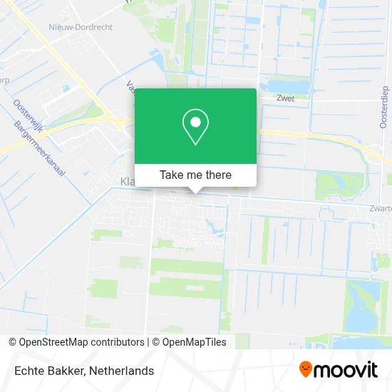 Echte Bakker map
