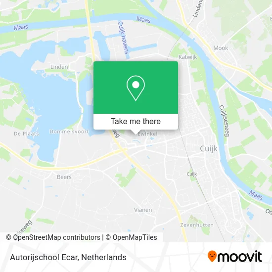 Autorijschool Ecar map