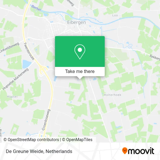 De Greune Weide map