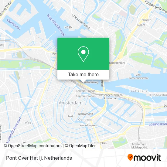Pont Over Het Ij map