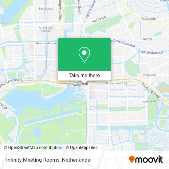 Infinity Meeting Rooms map