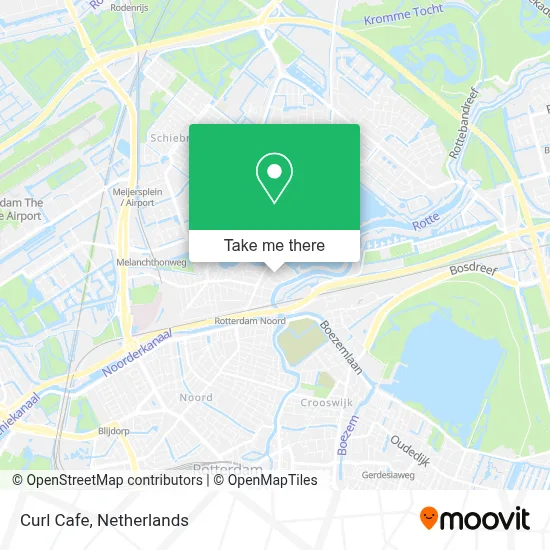 Curl Cafe map