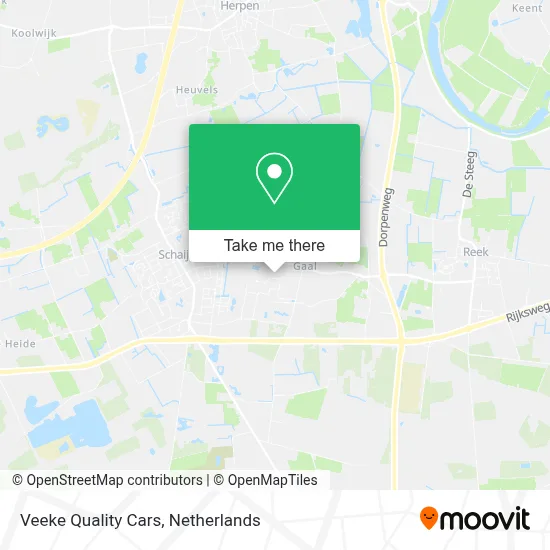Veeke Quality Cars map