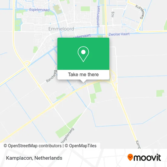 Kamplacon map