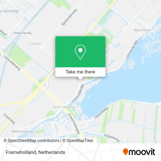 Frameholland map