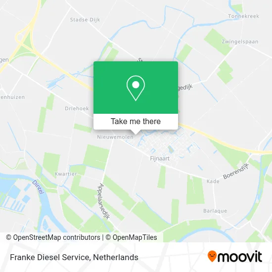 Franke Diesel Service map
