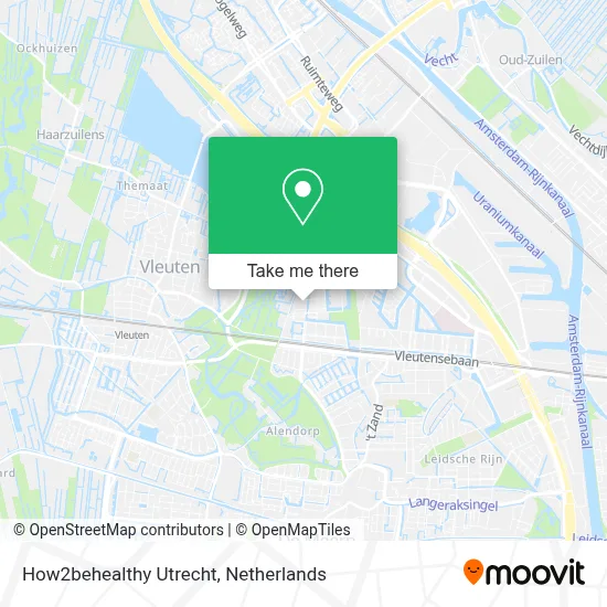 How2behealthy Utrecht map