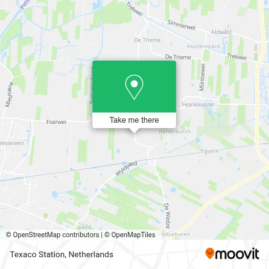 Texaco Station map