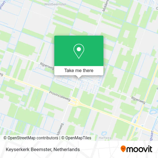 Keyserkerk Beemster map