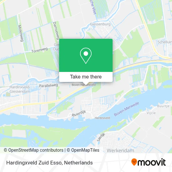 Hardingxveld Zuid Esso map