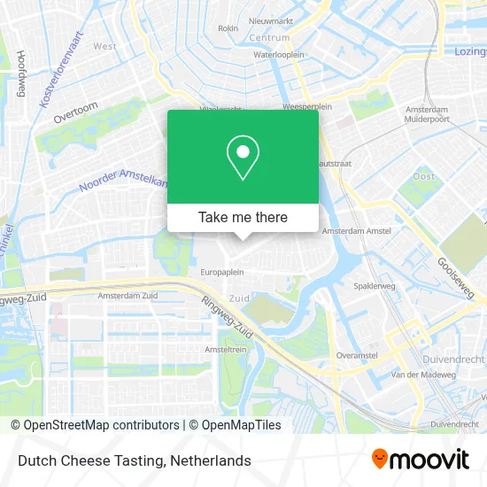 Dutch Cheese Tasting map