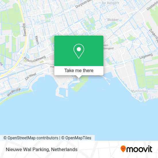 Nieuwe Wal Parking map