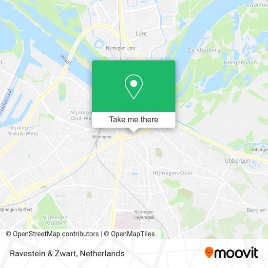 Ravestein & Zwart map