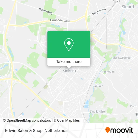 Edwin Salon & Shop map