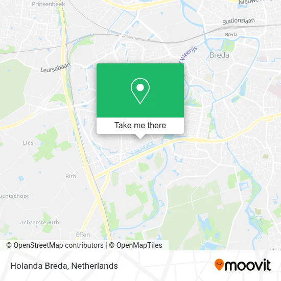 Holanda Breda map