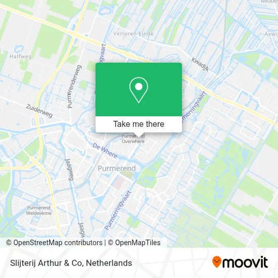 Slijterij Arthur & Co map