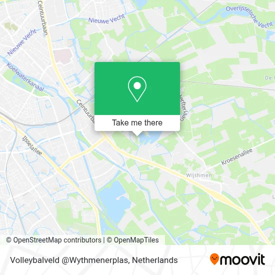 Volleybalveld @Wythmenerplas map