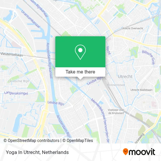 Yoga In Utrecht map