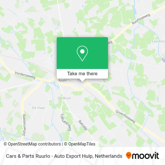 Cars & Parts Ruurlo - Auto Export Hulp Karte