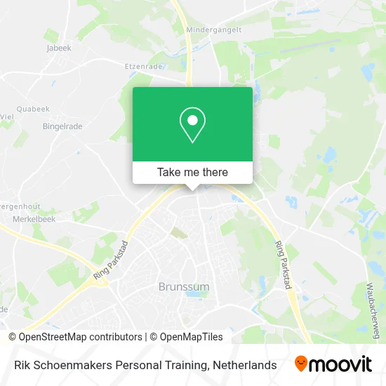 Rik Schoenmakers Personal Training Karte