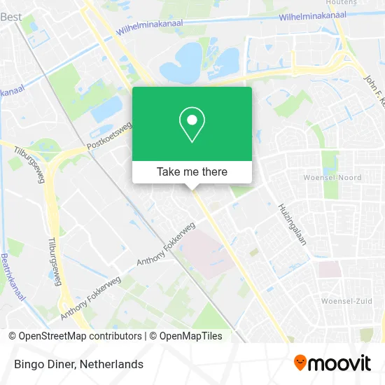 Bingo Diner map