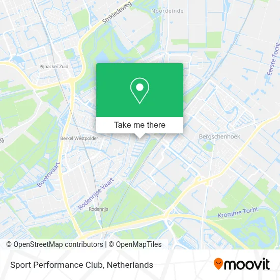 Sport Performance Club map