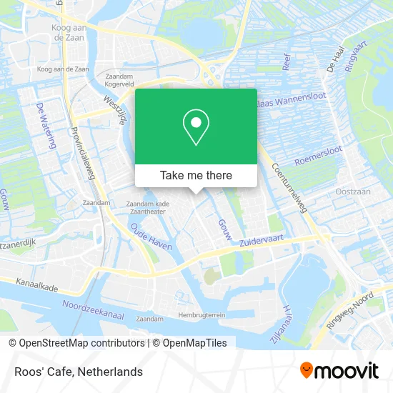 Roos' Cafe map