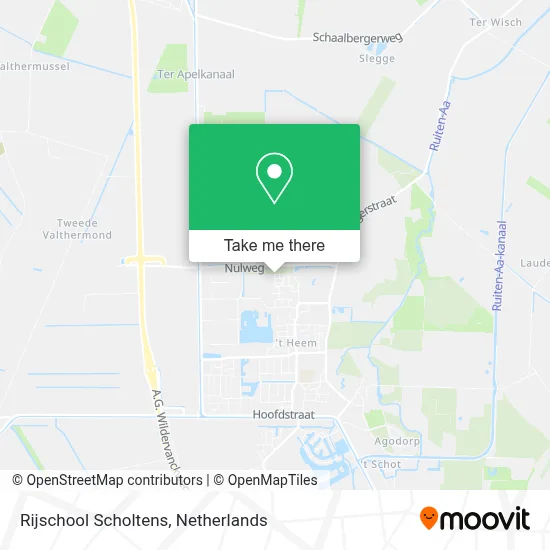Rijschool Scholtens Karte