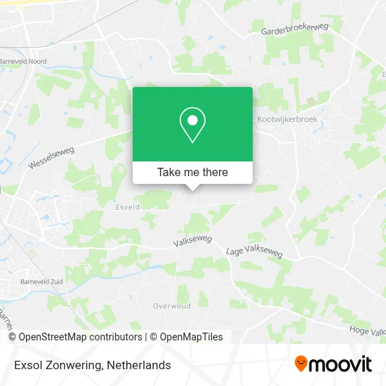 Exsol Zonwering map