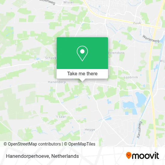 Hanendorperhoeve map
