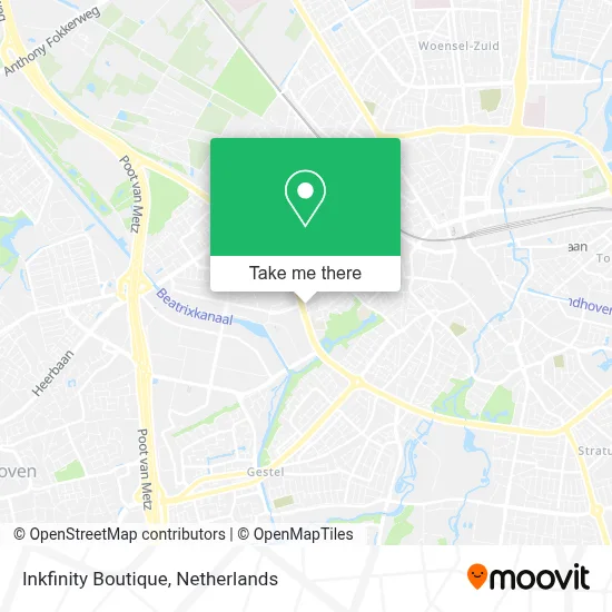 Inkfinity Boutique map