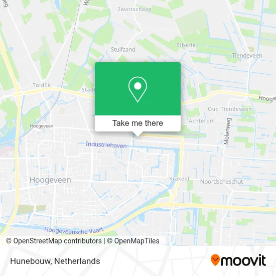 Hunebouw map