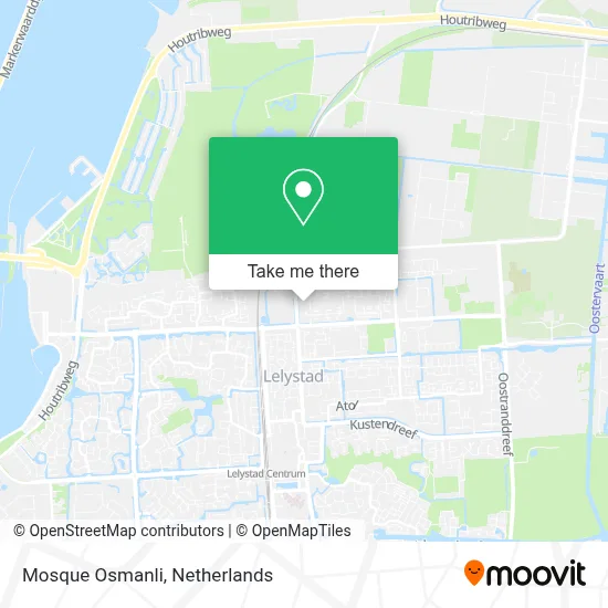 Mosque Osmanli map