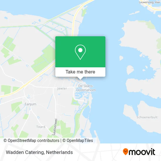 Wadden Catering map