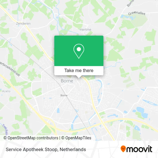 Service Apotheek Stoop map