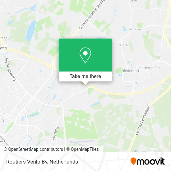 Routiers Venlo Bv map