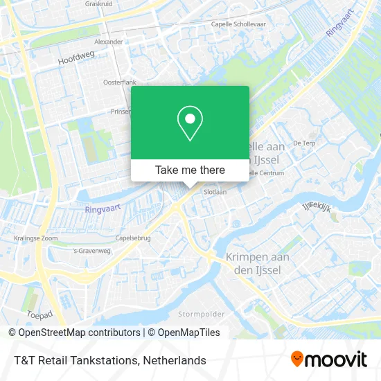 T&T Retail Tankstations map