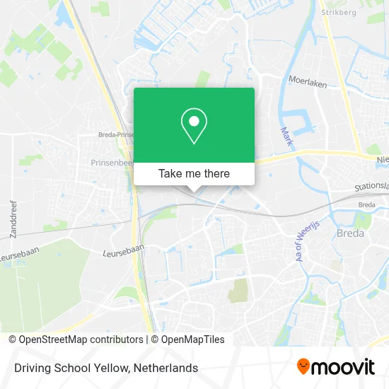 Driving School Yellow map