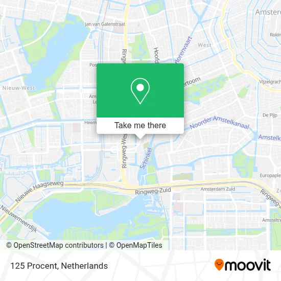 125 Procent map