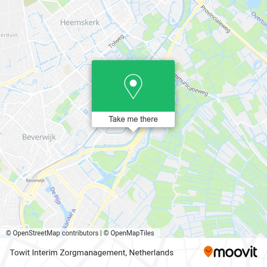 Towit Interim Zorgmanagement map