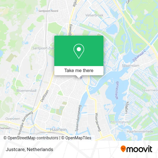 Justcare map