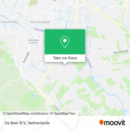 De Beer B.V. map