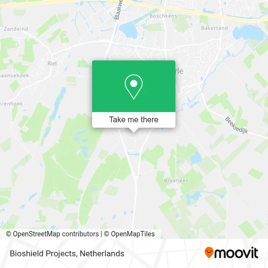 Bioshield Projects map