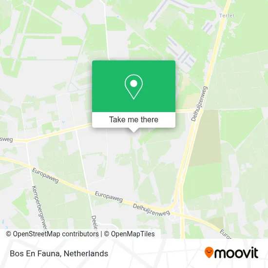 Bos En Fauna map