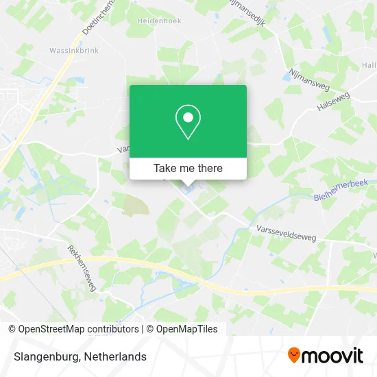 Slangenburg map