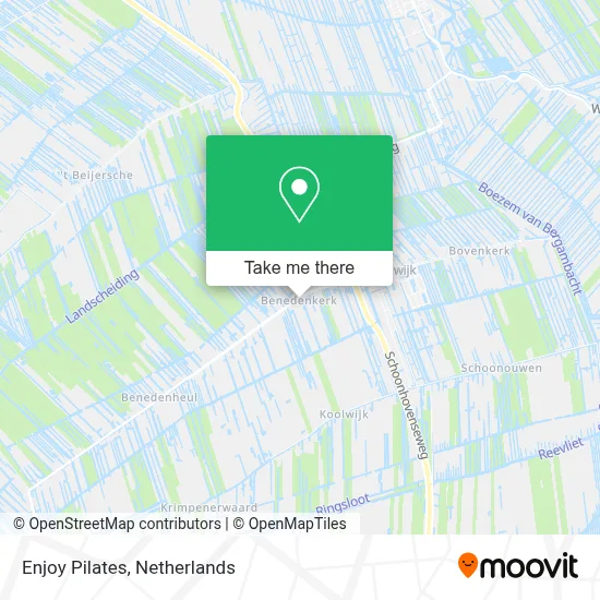 Enjoy Pilates map