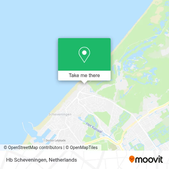Hb Scheveningen map