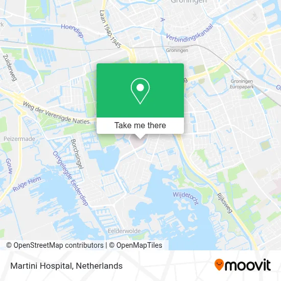 Martini Hospital map